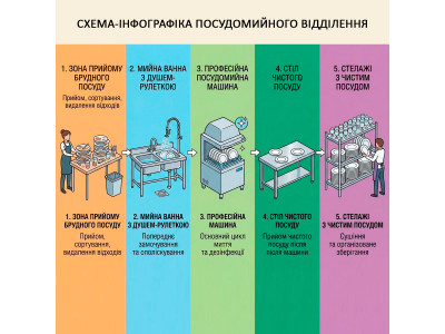 Як облаштувати мийне відділення ресторану