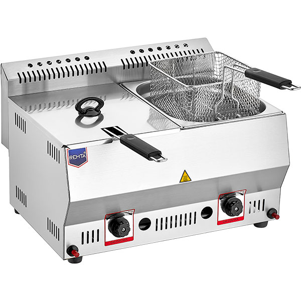 Фритюрниця газова Remta RL97 LPG, 8+8 л
