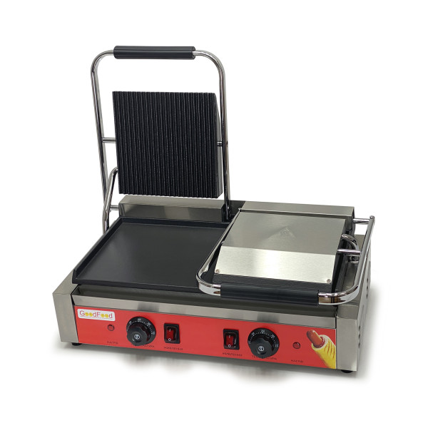 Гриль контактний GoodFood ECG20EA Panini RED