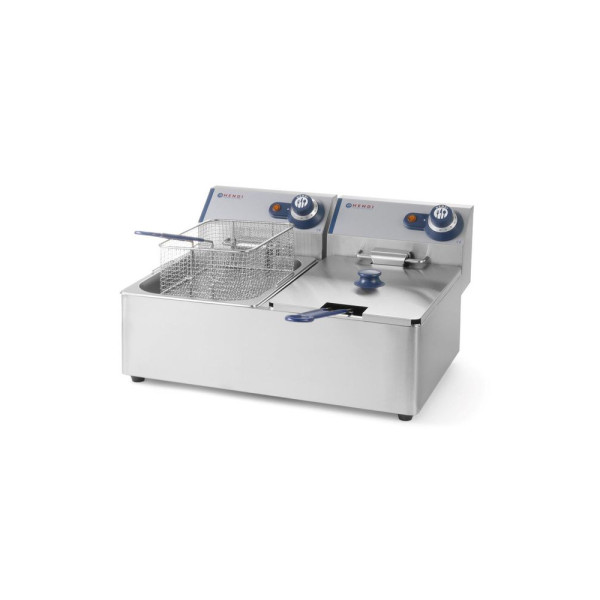 Фритюрниця Hendi 205853 Blue Line, 6+6 л
