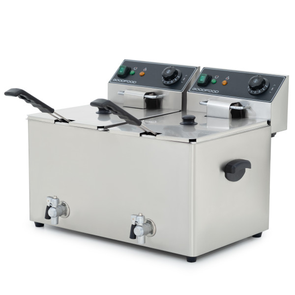Фритюрниця електрична GoodFood EF88T BLACK із краном