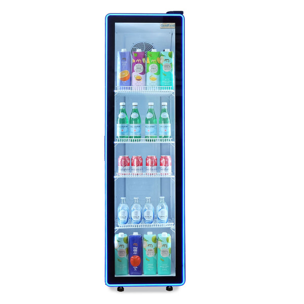 Шафа холодильна GoodFood BC310NBW2LEDBLUE