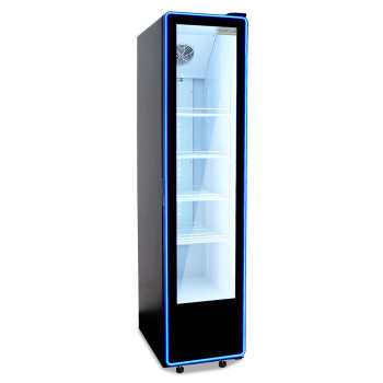 Шафа холодильна GoodFood BC380NBW2LEDBLUE