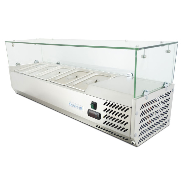 Вітрина для топінгу GoodFood GF-VRX1200/330-H6C