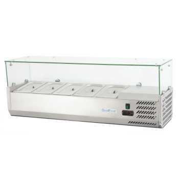 Вітрина для топінгу GoodFood GF-VRX1200/330-H6C