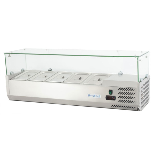 Вітрина для топінгу GoodFood GF-VRX1200/330-H6C
