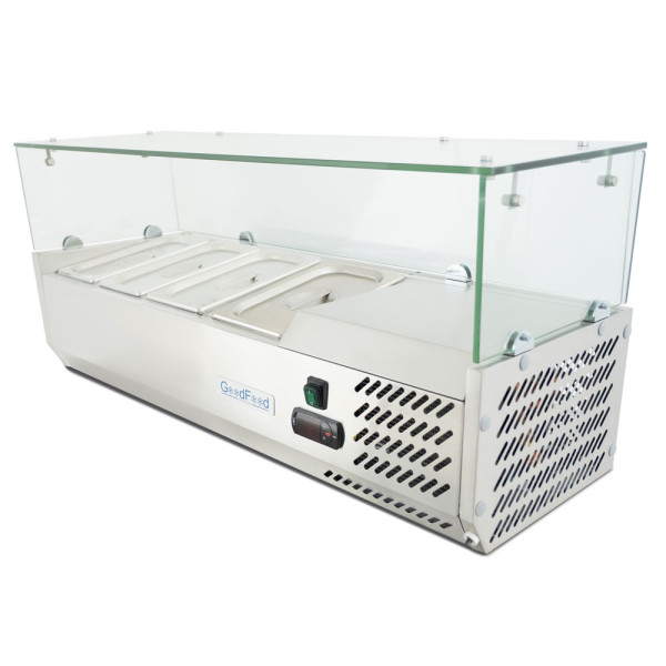 Вітрина для топінгу GoodFood GF-VRX1200/380-H6C