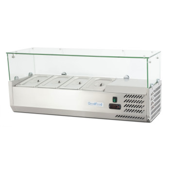 Вітрина для топінгу GoodFood GF-VRX1200/380-H6C