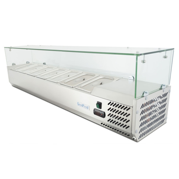 Вітрина для топінгу GoodFood GF-VRX1500/330-H6C