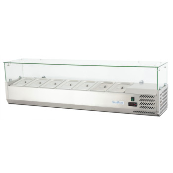 Вітрина для топінгу GoodFood GF-VRX1500/330-H6C