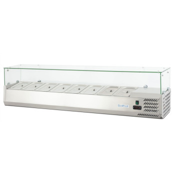 Вітрина для топінгу GoodFood GF-VRX1800/330-H6C