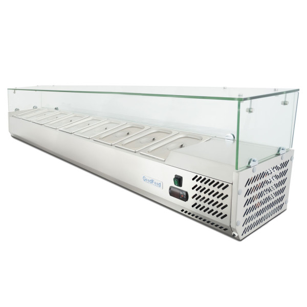 Вітрина для топінгу GoodFood GF-VRX2000/380-H6C