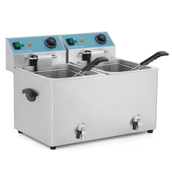 Фритюрниця електрична GoodFood EF88T BLUE із краном