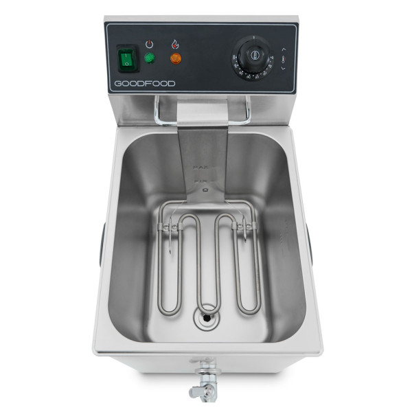 Фритюрниця електрична GoodFood EF8T BLACK із краном