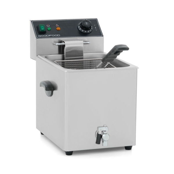 Фритюрниця електрична GoodFood EF8T BLACK із краном