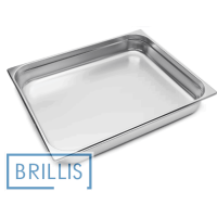 Гастроємність Brillis GN 2/1-100 нержавіюча