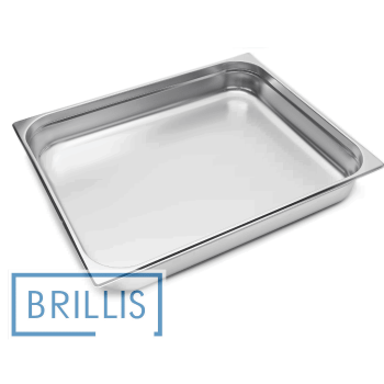 Гастроємність Brillis GN 2/1-100 нержавіюча