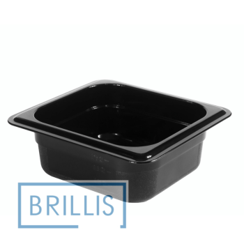 Гастроємність Brillis РС 1/6-65 з полікарбонату чорна