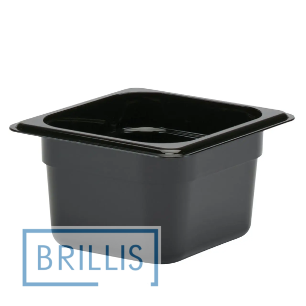 Гастроємність Brillis РС 1/6-100 з полікарбонату чорна