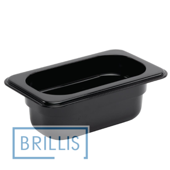 Гастроємність Brillis  РС 1/9-65 з полікарбонату чорна