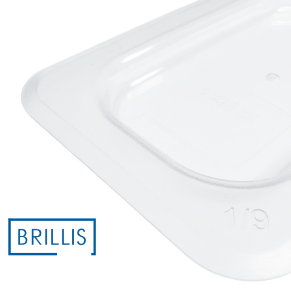 Кришка гастроємності Brillis GN 1/9, із полікарбонату прозора
