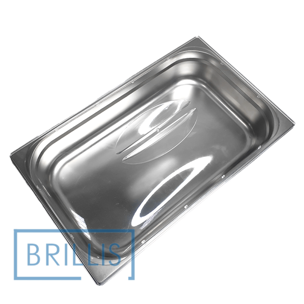 Кришка гастроємності Brillis GN 1/1, з полікарбонату прозора купольна