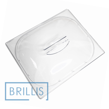 Кришка гастроємності Brillis GN 1/2, з полікарбонату прозора купольна