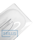 Кришка гастроємності Brillis GN 1/4, з полікарбонату прозора купольна
