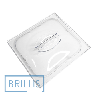 Кришка гастроємності Brillis GN 1/6, з полікарбонату прозора купольна