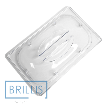 Кришка гастроємності Brillis GN 1/9, з полікарбонату прозора купольна