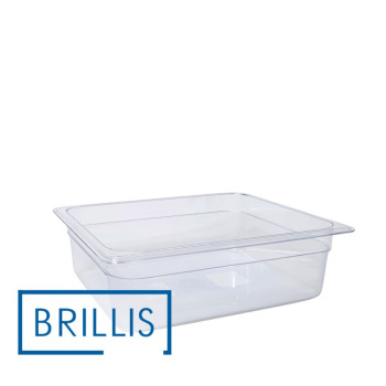 Гастроємність із полікарбонату Brillis GN 1/2-100, прозора