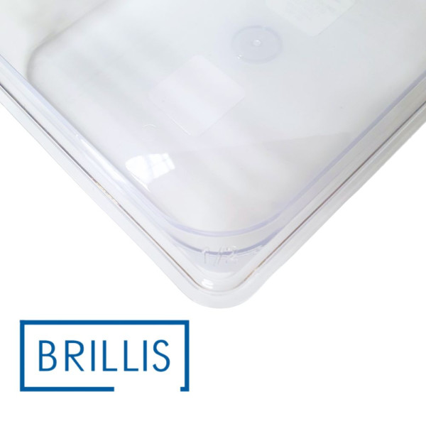 Гастроємність із полікарбонату Brillis GN 1/2-150, прозора