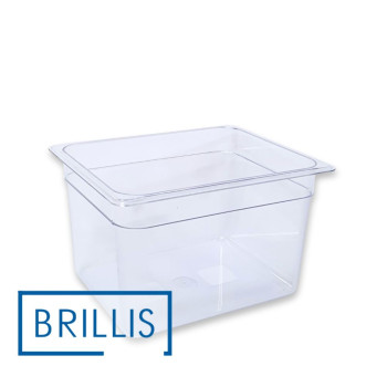 Гастроємність із полікарбонату Brillis GN 1/2-200, прозора