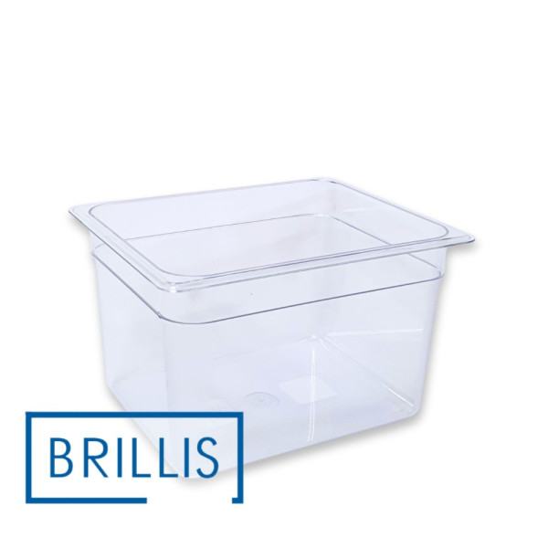 Гастроємність із полікарбонату Brillis GN 1/2-200, прозора