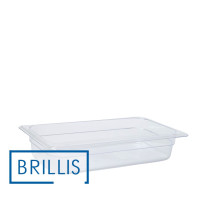 Гастроємність із полікарбонату Brillis GN 1/3-65, прозора