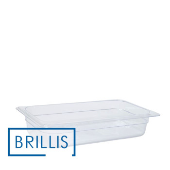 Гастроємність із полікарбонату Brillis GN 1/3-65, прозора