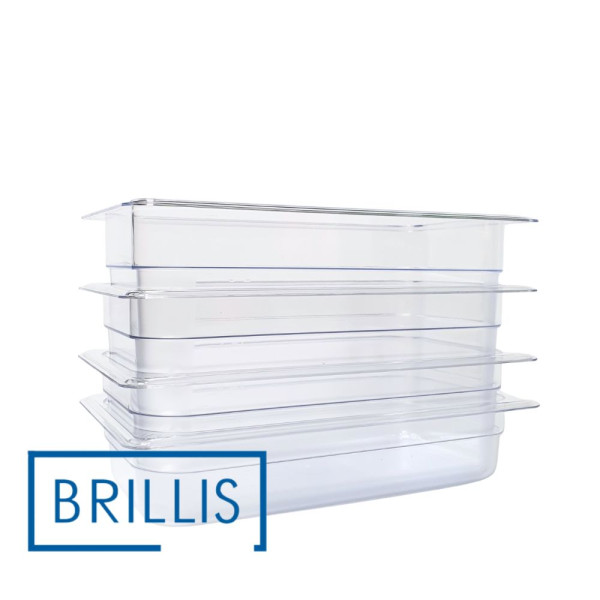 Гастроємність із полікарбонату Brillis GN 1/3-150, прозора