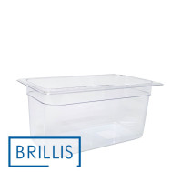 Гастроємність із полікарбонату Brillis GN 1/3-150, прозора