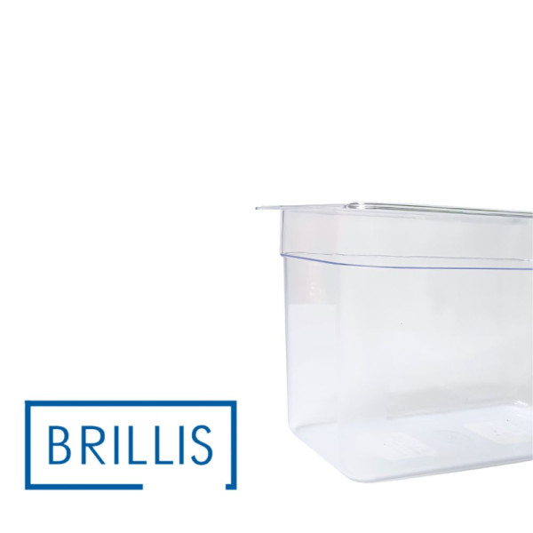 Гастроємність із полікарбонату Brillis GN 1/3-200, прозора