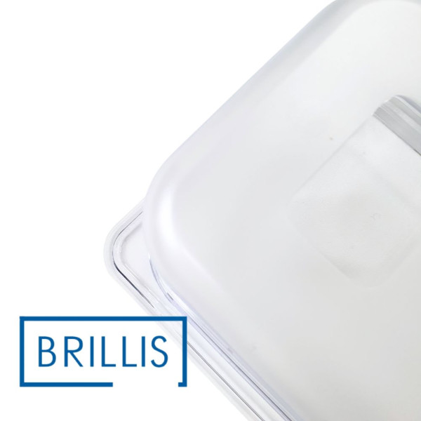 Гастроємність із полікарбонату Brillis GN 1/4-100, прозора