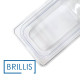 Гастроємність із полікарбонату Brillis GN 1/4-100, прозора