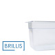 Гастроємність із полікарбонату Brillis GN 1/4-150, прозора