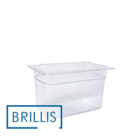 Гастроємність із полікарбонату Brillis GN 1/4-150, прозора