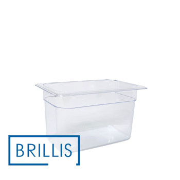 Гастроємність із полікарбонату Brillis GN 1/4-150, прозора