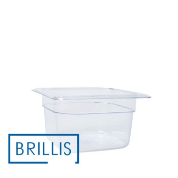 Гастроємність із полікарбонату Brillis GN 1/6-100, прозора