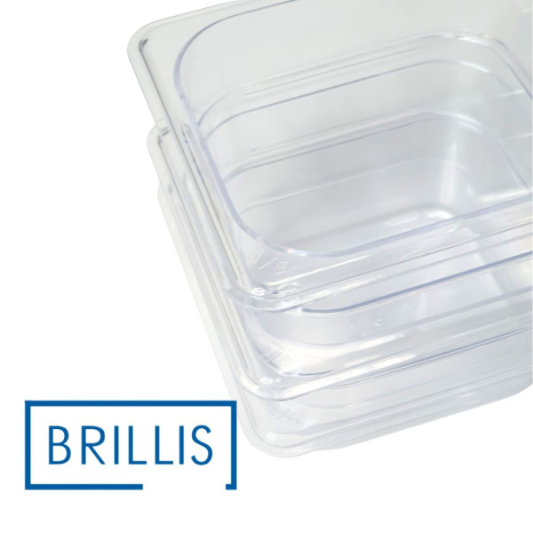 Гастроємність із полікарбонату Brillis GN 1/6-150, прозора