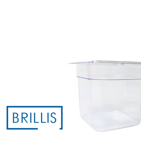 Гастроємність із полікарбонату Brillis GN 1/6-150, прозора