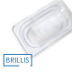 Гастроємність із полікарбонату Brillis GN 1/9-65, прозора