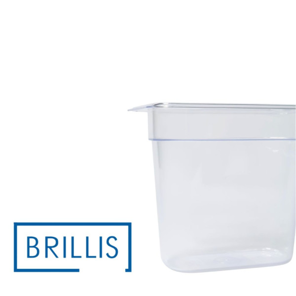 Гастроємність із полікарбонату Brillis GN 1/9-150, прозора