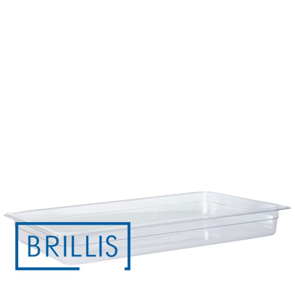 Гастроємність із полікарбонату Brillis GN 1/1-65, прозора